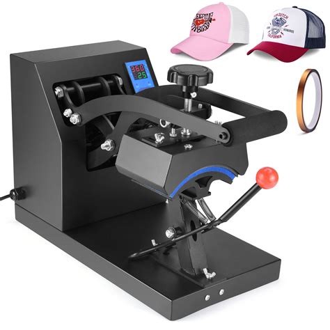 Slendor Hat Press 6x3.5 Inch Baseball Cap Heat Press Machine Clamshell ...