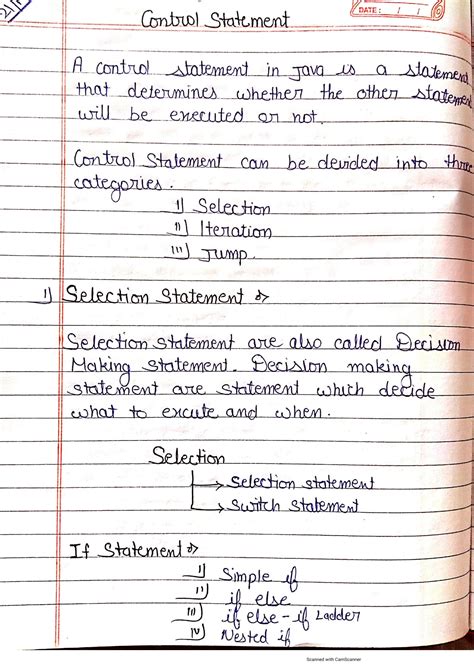 Image result for Java Control Statement PDF