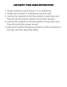 Image result for Task Cards On Lab Sheet