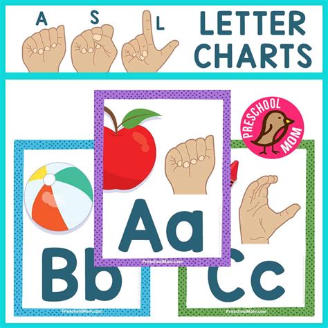 Image result for Sign Language Alphabet Chart Preschool