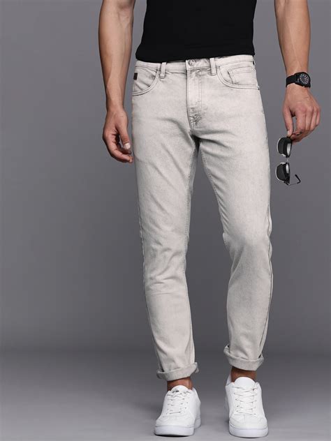 WROGN Men Slim Fit Heavy Fade Stretchable Jeans - Price History