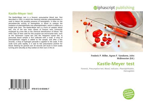 Kastle-Meyer test, 978-613-0-83646-7, 6130836465 ,9786130836467