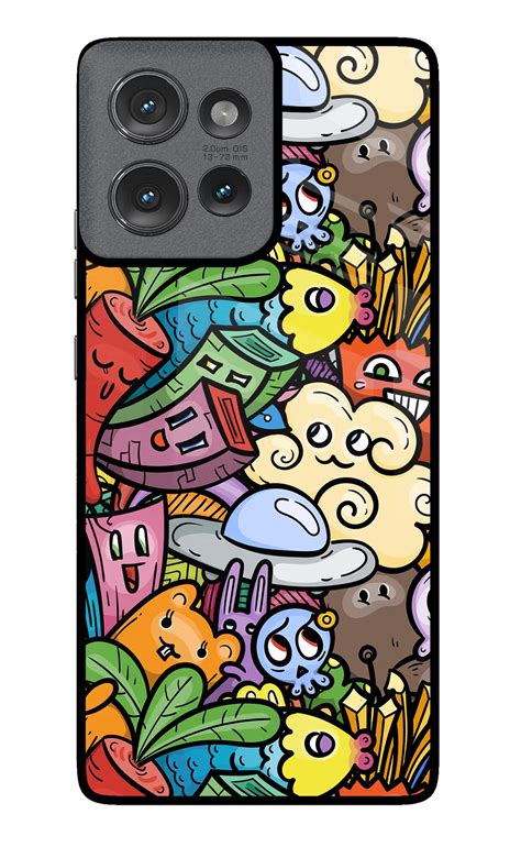Buy Now Veggie Doodle Glass Case for Moto Edge 50 Online | Casekaro