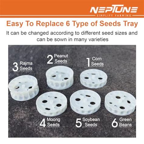 Neptune Simplify Farming Hand Operated Agricultural Manual Seeder, 12 ...