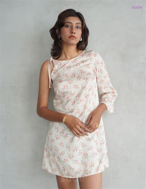 Cassie - Mini Floral Tie Dress – Sude