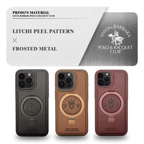 iPhone 15 Pro Max Primo Series Genuine Santa Barbara Leather Case ...