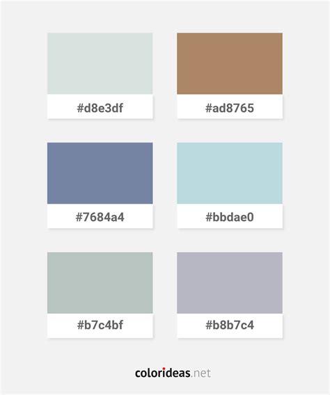 Light Gray – Peru – Light Steel Blue Color combinations Palette | Color ...