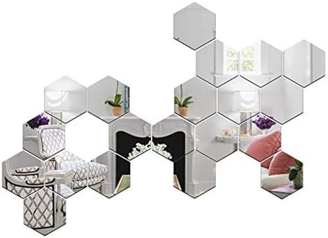 Buy Wall1ders 28 Hexagon with 10 Butterflies (Each Hexagon Size 10.5 cm ...
