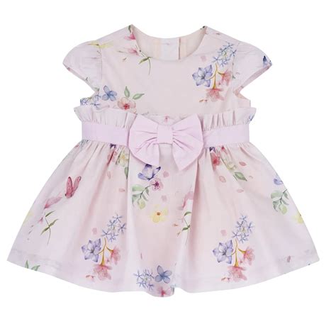Chicco Girls Light Pink Floral Embellished Dress - Dress – Chicco India