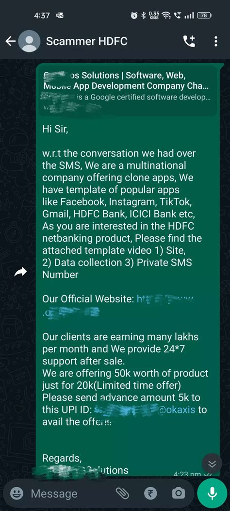 HDFC scam | Software engineer tries to scam scammer by telling them he ...