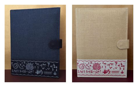 Personalised Premium Handmade Jute Folder | Custom Jute Conference Folder
