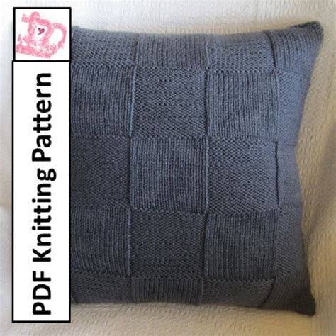Buy PDF KNITTING PATTERN, Knit Pattern Pdf, Knit Pillow Cover Pattern ...