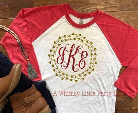 Valentine Monogram Shirt Womens Valentines Shirt Holiday | Etsy