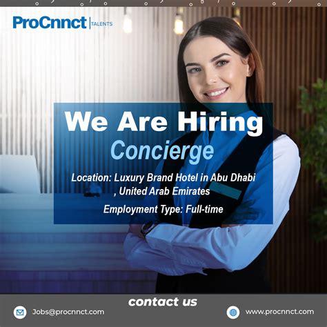 Concierge Employment Opportunities