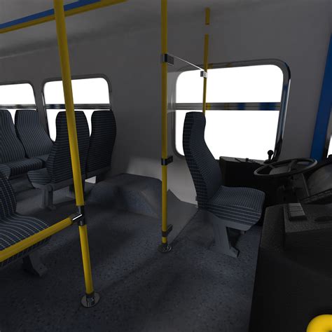Bus Metro Transit Rigged 3D model | 3D Molier International
