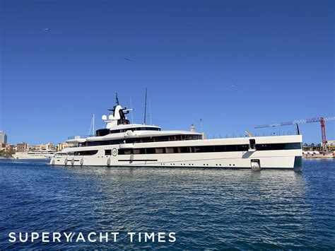 93m superyacht Lady S in Barcelona
