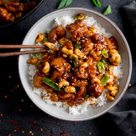 Sticky Cashew Chicken - Nicky's Kitchen Sanctuary