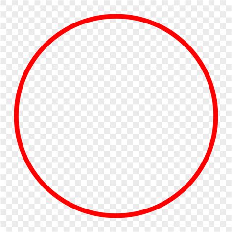 Circle Red Transparent Background | Citypng