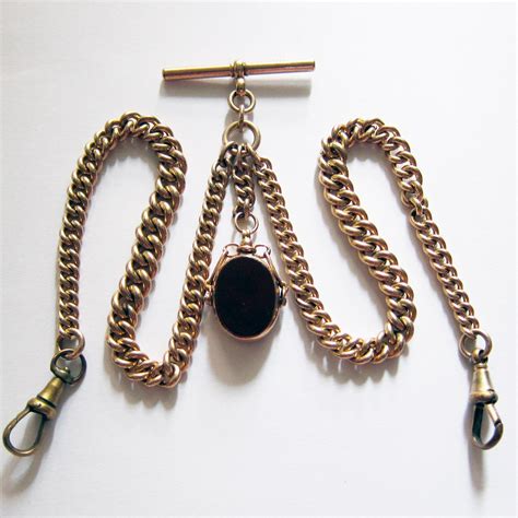 POCKET WATCH CHAIN & FOB - Ashton-Blakey Vintage Watches
