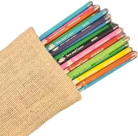 THE GREEN CHAPTER - Plantable Seed Paper Pencil Set of 10 Paper Pencils ...