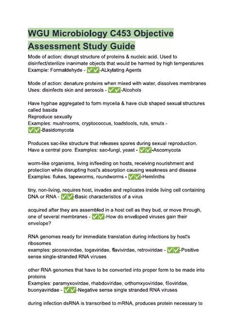 Image result for WGU Biology Module 23 Study Guide