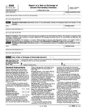 Form 8308 - Fill and Sign Printable Template Online