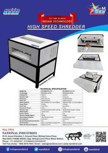Paper Shredder Machines - Industrial Paper Shredder / Namibind ...