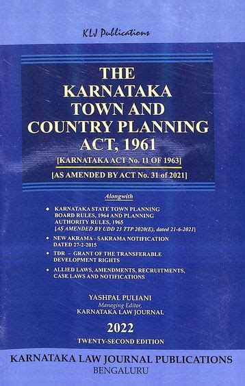 Karnataka Town & Country Planning Act 1961 - Beetle Book Shop