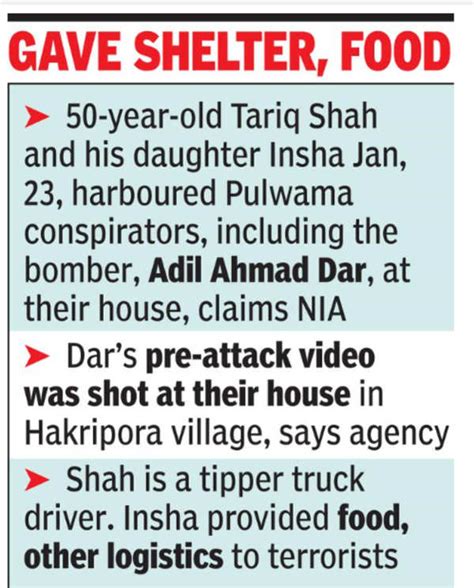 Girl and father held for aiding Pulwama bomber | India News - Times of ...