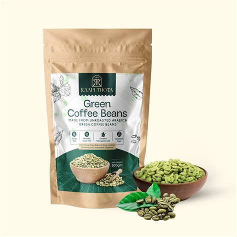 Kaapi Thota Green Coffee Beans - 100% Unroasted Arabica - Fresh and Na