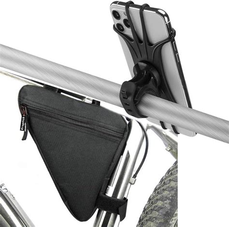 Kraptick Triangle Bike Bag with 360* Degree Rotatable Mobile Phone ...
