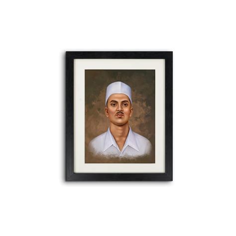 "Mejar Dhyan Chand" Wall Mount Canvas Printed with Soft White Window ...