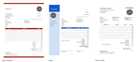 Basic Freelance Invoice Example 的图像结果