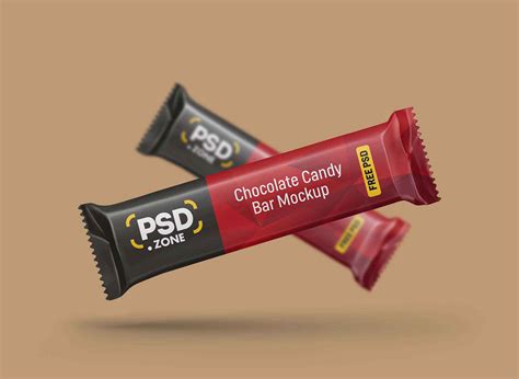 Chocolate or Candy Bar Mockup | PSD | Free Download | iMockups