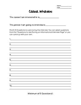 Interview Subheading Worksheet 的图像结果