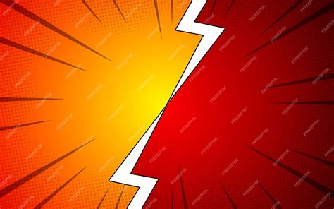 Comic versus cartoon fight template background vector illustration eps ...