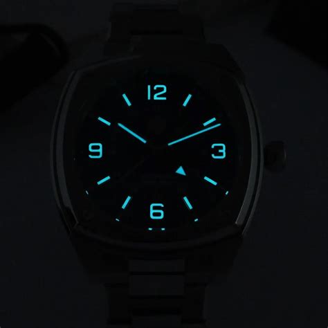 San Martin Mens Watch Original Design Square GMT SN026 - Blue – DREAM ...