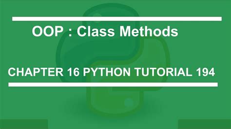 Image result for YouTube Python Class Method