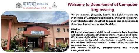 Welcome to GCE Goa