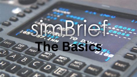 Simbrief Tutorial 的图像结果