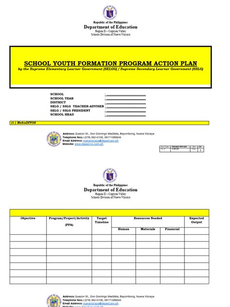 Image result for Activity Program Example