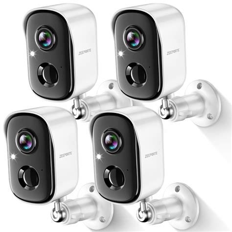 Security Cameras Wireless Outdoor, 2K Battery Powered WiFi Cameras for Home Security with AI ...