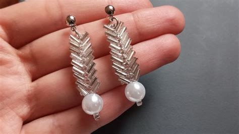 Image result for Bugle Bead Earring Tutorial