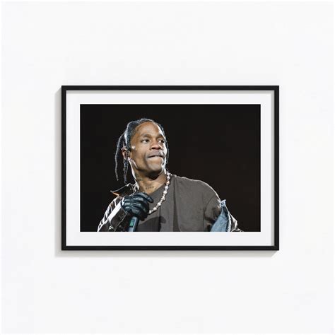 Travis Scott Posters / Travis Scott Black and White Wall Art, Album ...