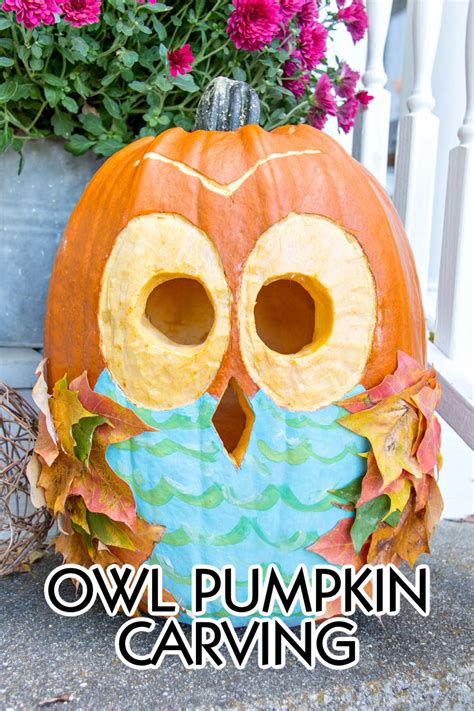 Easy Owl Pumpkin Carving Ideas