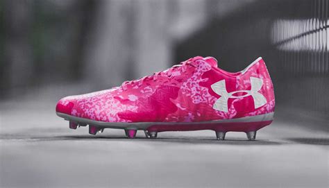 Pink Under Armour Highlight Football Cleats