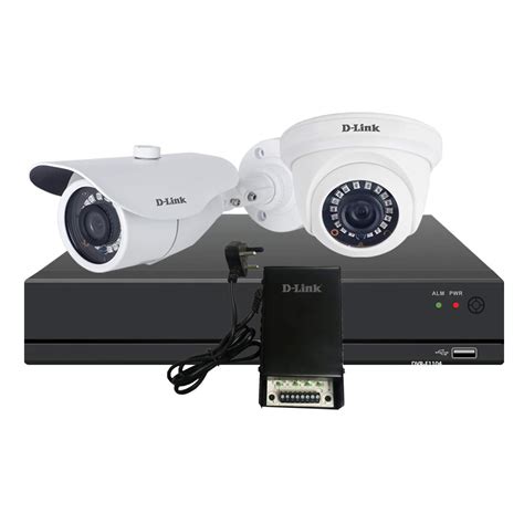 Buy D-Link HD CCTV Kit with 1MP Dome Camera, 1MP Bullet Camera, 4CH DVR ...