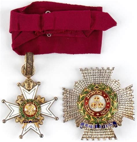 Order of the Bath Knight Commander awarded in 1918 to Italian Admiral Paolo Camillo Thaon di ...