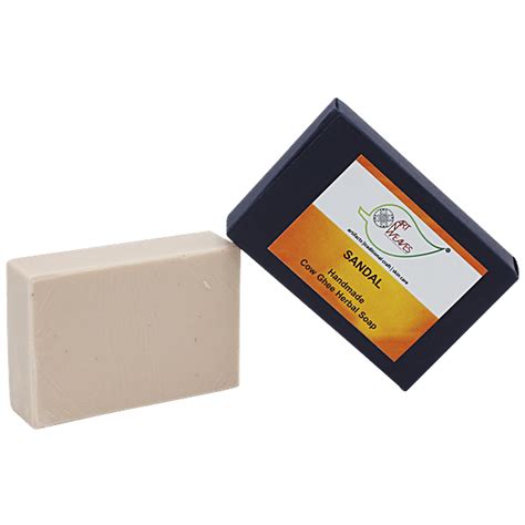 Buy ArtNWeaves Sandal Handmade Cow Ghee Herbal Soap Online at Best ...