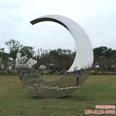 月亮雕塑|地产雕塑-南京皓锐雕塑艺术有限公司